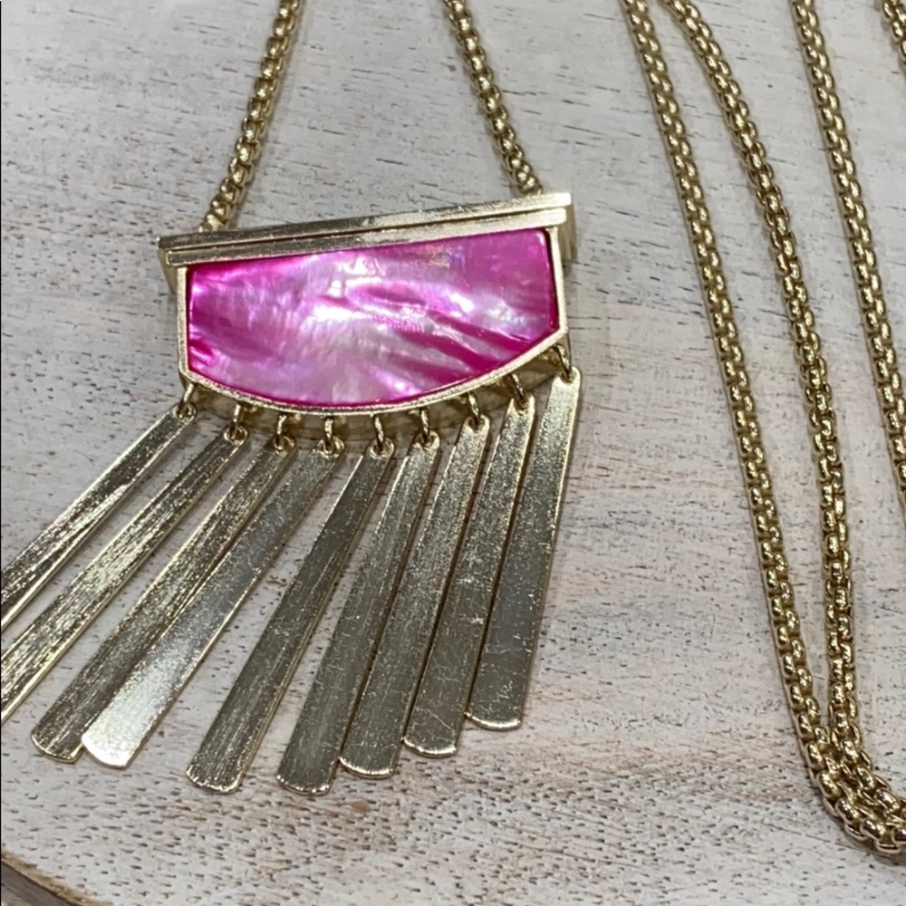 Kendra Scott Long Pendant Ellen Necklace, NWT - Picture 2 of 4
